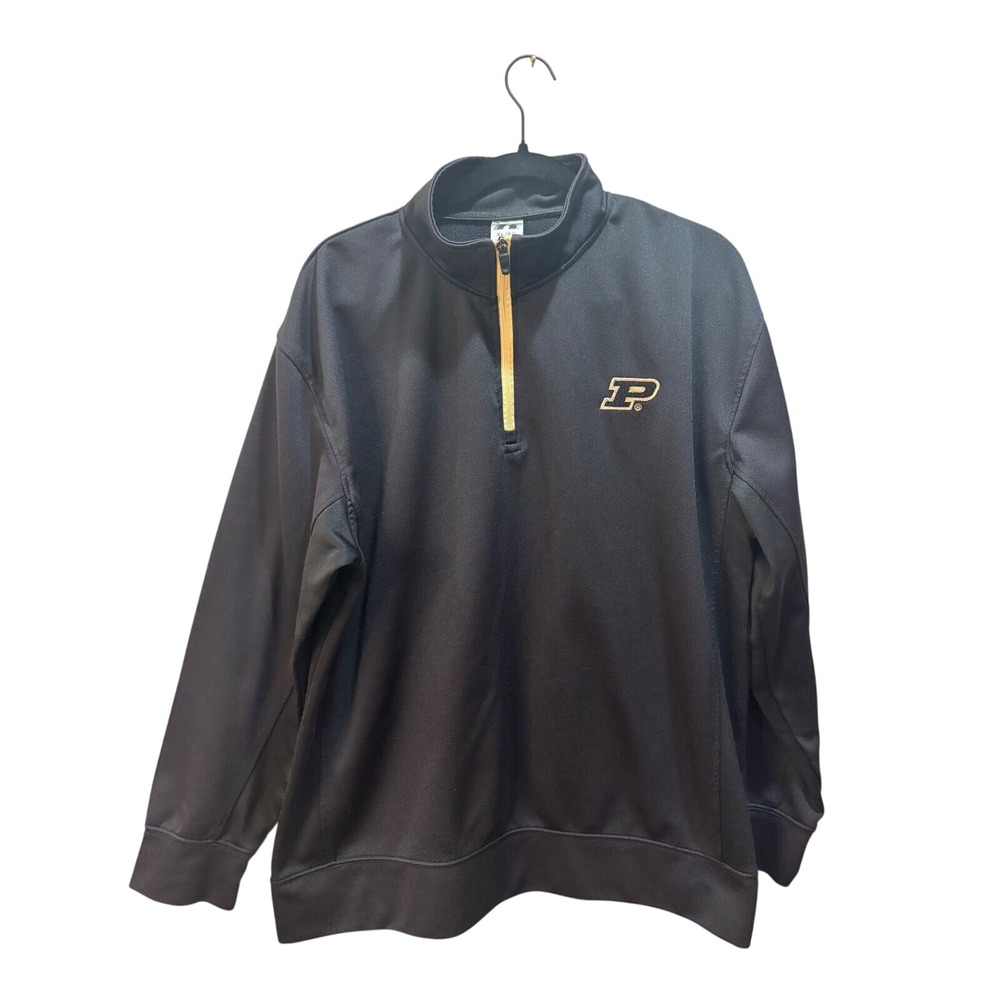 Russell Purdue Boilermakers Pullover Jacket Athletic Quarter Zip XL/XG‎